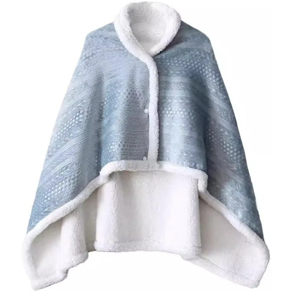 

Новая мягкая ленивая шаль из кораллового флиса, толстая теплая носимая накидка, многофункциональное одеяло для сна, сна