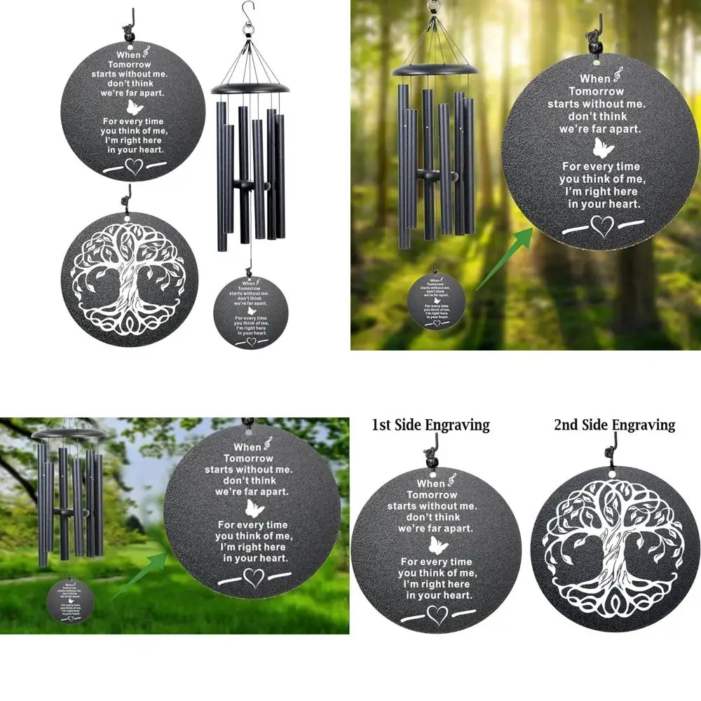 

40-inch memorial wind chimes: sympathetic outdoor decor for honoring a loved one's memory