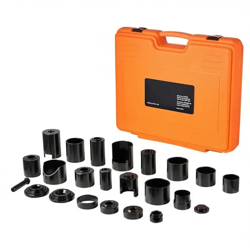 Extractor De Rótulas 25Pcs, Extractor De Rótulas De Acero Con Adaptadores Multitamaño, Kit De Desmontaje Y Montaje De Rótulas, Rótula En U, Pasador De Freno Para Vehículos 2Wd 4Wd — -75%, 371.27€ Coupon, from 123.75€ – 75% descuento – €123.75