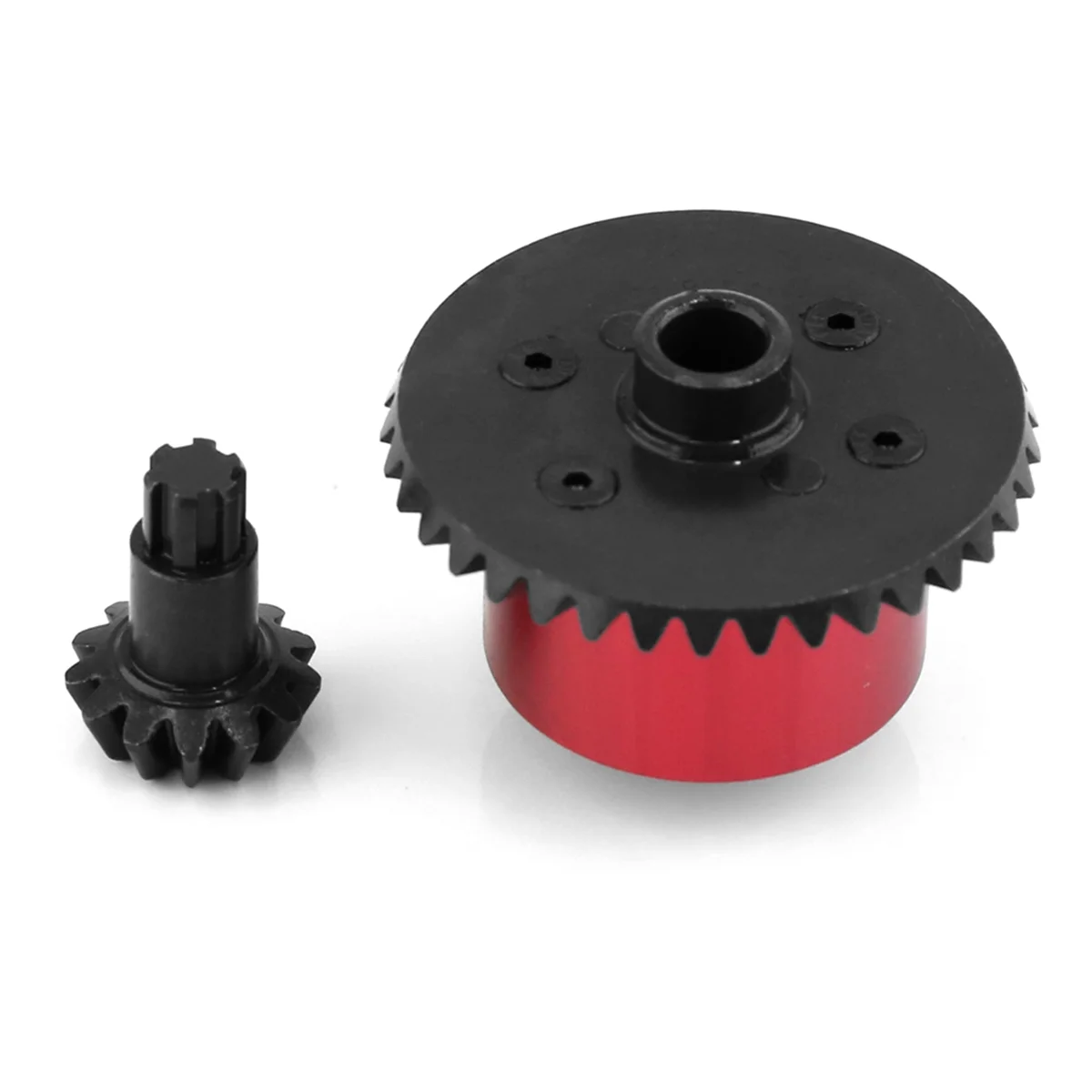 

Practical Metal Steel Bevel Gear Differential Case for 1/10 ARRMA SENTON Granite KRATON VORTEKS Outcast Big Rock,Red