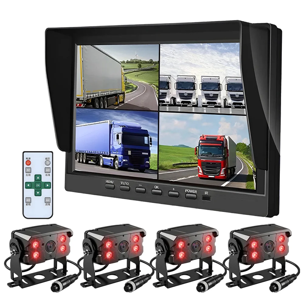 4CH DVR Rear View Camera System 10