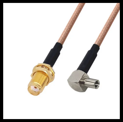 

RG316 Cable Kable SMA/RP SMA Female jack to TS9 Male Plug Right Angle Connectors RF Coaxial Pigtail Jumper 0.1-10m