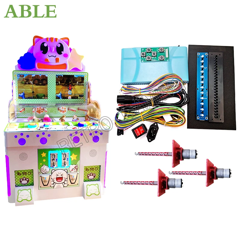 Coin Operated DIY Cowboy /Catch Fish /Catch Loach Game 61 In 1 Game Board Kits Arcade Gift Machine Amusement Game Parts