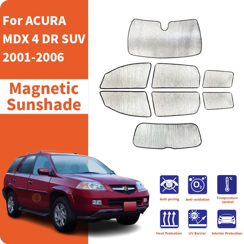 

Солнцезащитные козырьки на окна автомобиля, защита от ультрафиолета, аксессуары для ACURA MDX 4-дверный внедорожник 2001-2006