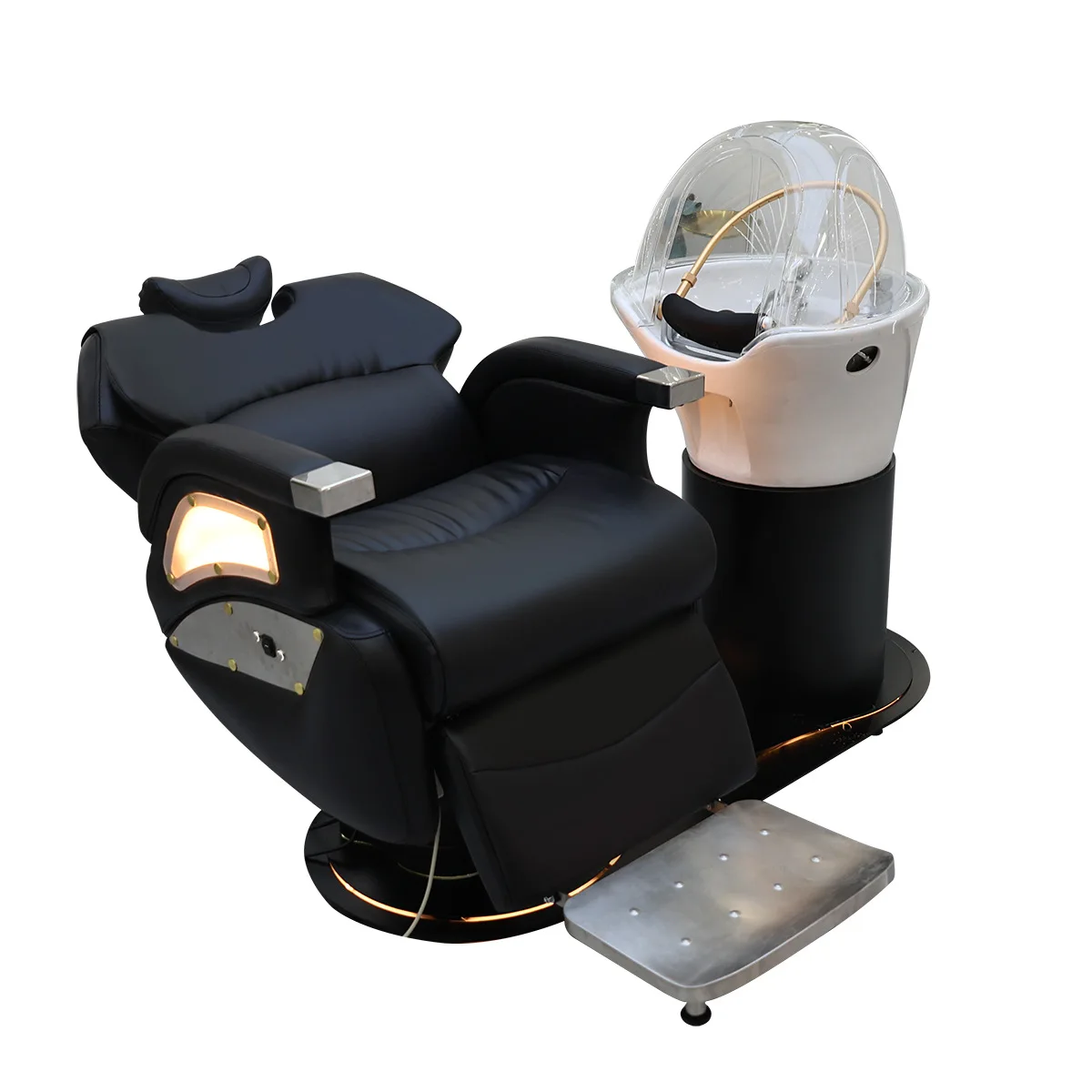 

LH hair chair half lying shampoo bed hair salon fumigation constant temperature water circulation