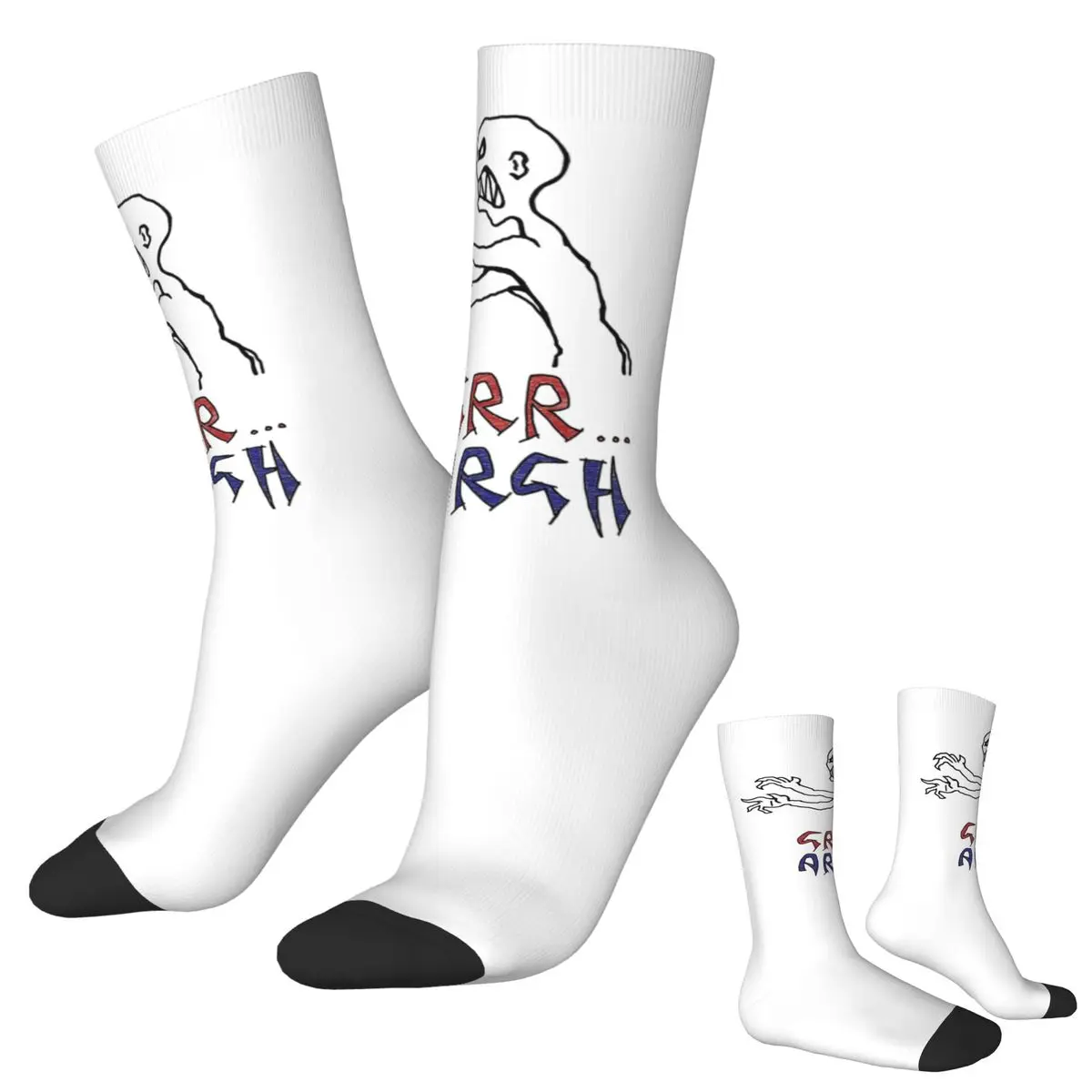 Grr...argh 컬러 양말 하라주쿠 고품질 스타킹 올 시즌 롱 양말 남성용 여성용 크리스마스 선물용 액세서리