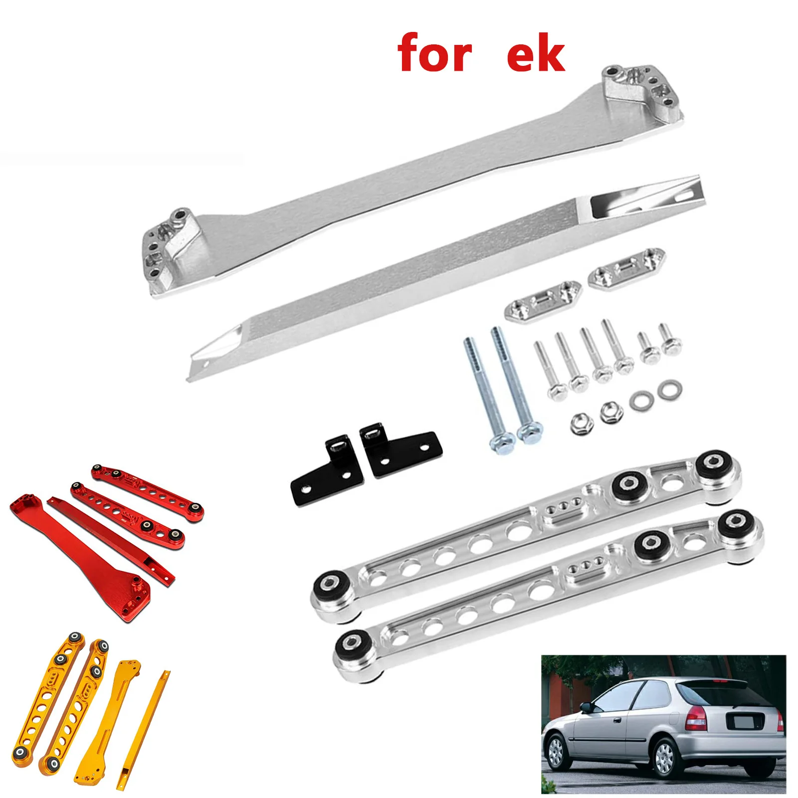 Modification for 1996-00 Civic EK aluminum control arm cx dx EX GX HX LX SWING ARM BALANCE BAR