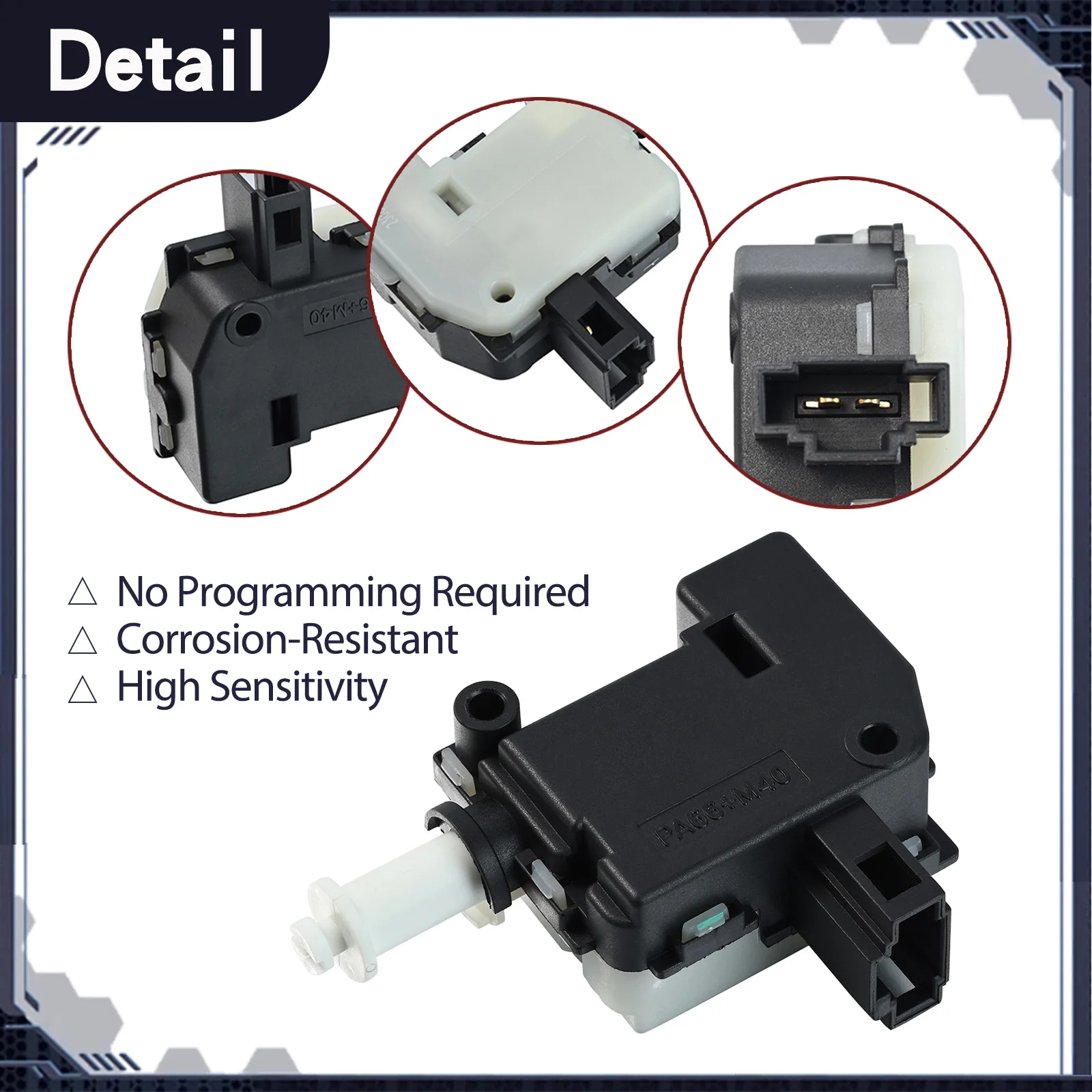 Tailgate Door Lock Actuator Mechanism For VW Caddy Passat Saloon Phaeton Touareg Transporter Skoda Superb 3B5827061C 3B0959781D