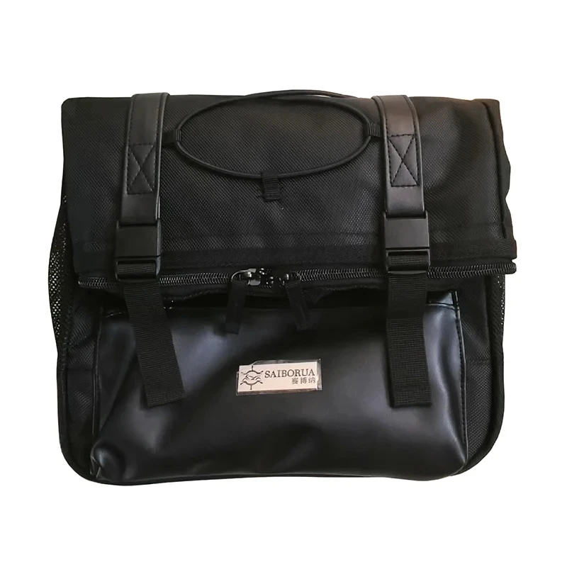 Motorcycle Tail Bag Travel Luggage Side Bags Rack Trunk Back Seat Bag with Shoulder Straps Backpack For Brixton Crossfire 500