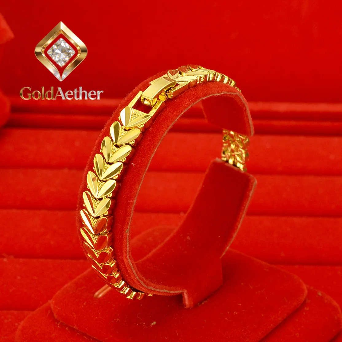 

Женский браслет GoldNouveau из 24-каратного золота AU999 с двойным вращающимся сердцем | Эмалевые сердечки в градиентных тонах, этнический шарм