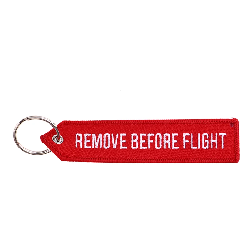 Remove Before Flight Lanyards Keychain Strap For Card Badge Gym Key Chain