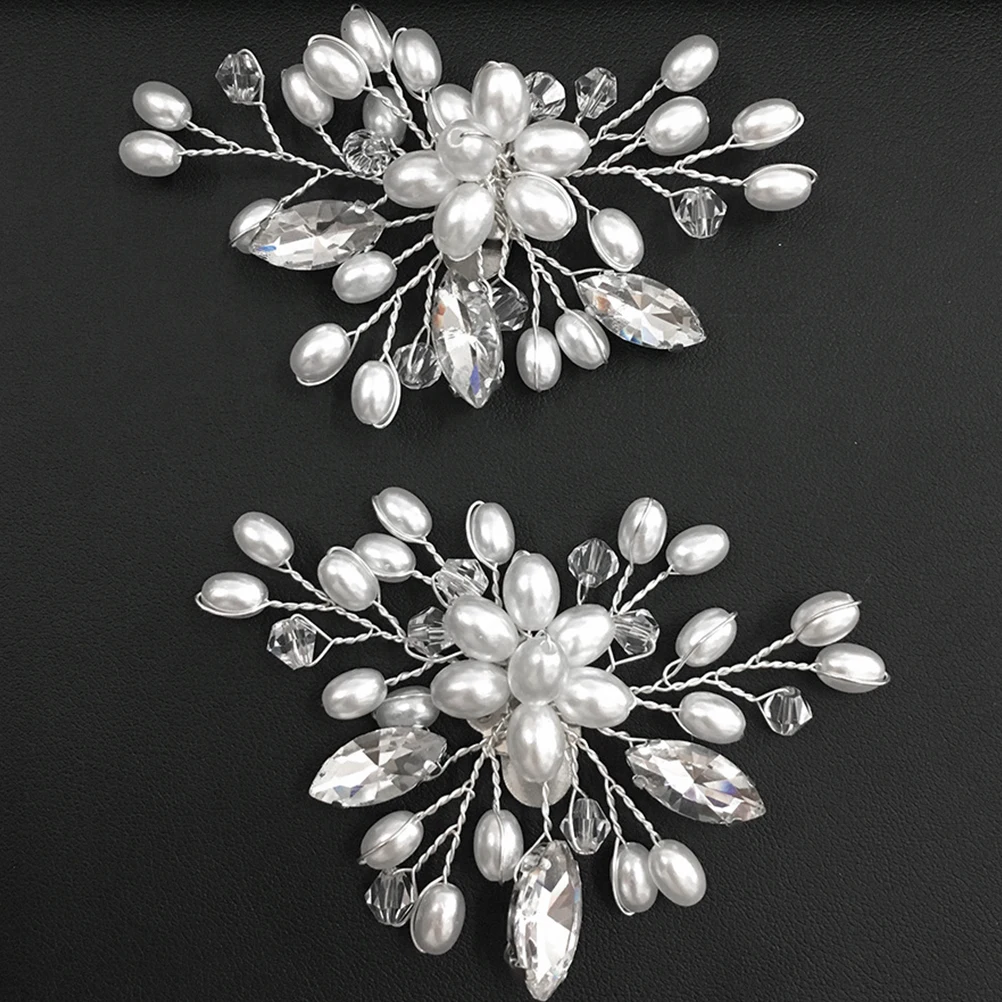 

Rhinestone Shoe Buckle Handmade Fashion Shoe Clips Wedding Bride Accessories Crystal Shoe Clips