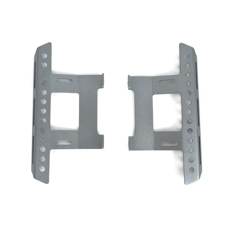 Wytrzymałe boczne płyty ochronne, metalowe pedały, slider do modeli RC Crawler 1/10 Axial SCX10 RC4WD TF2 RGT, części tuningowe