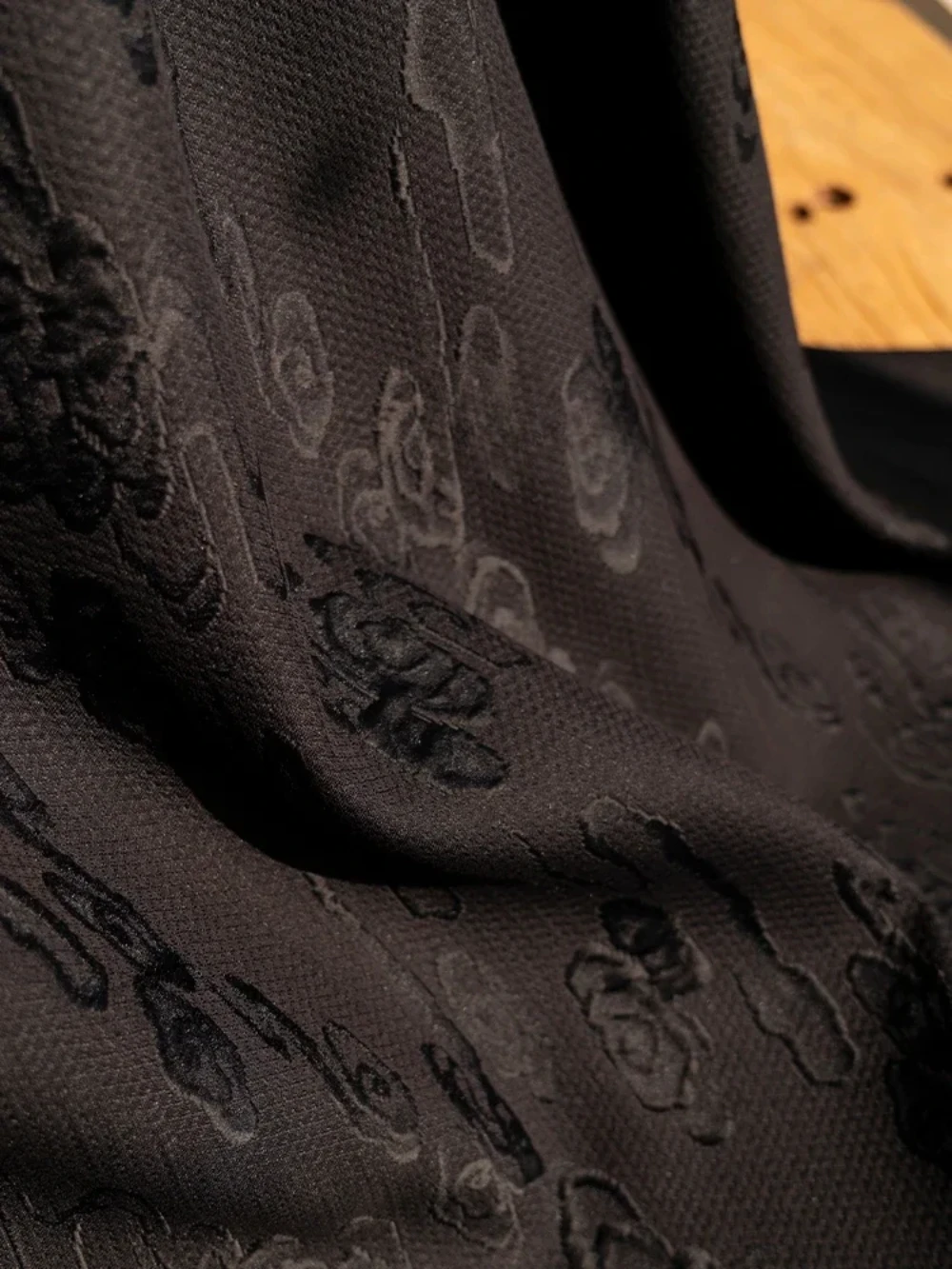 

Jacquard Fabric Sold By The Yard Relief Wrinkle Resistant Jacket Clothing Designer Apparel Sewing Material Wholesale Cloth Diy