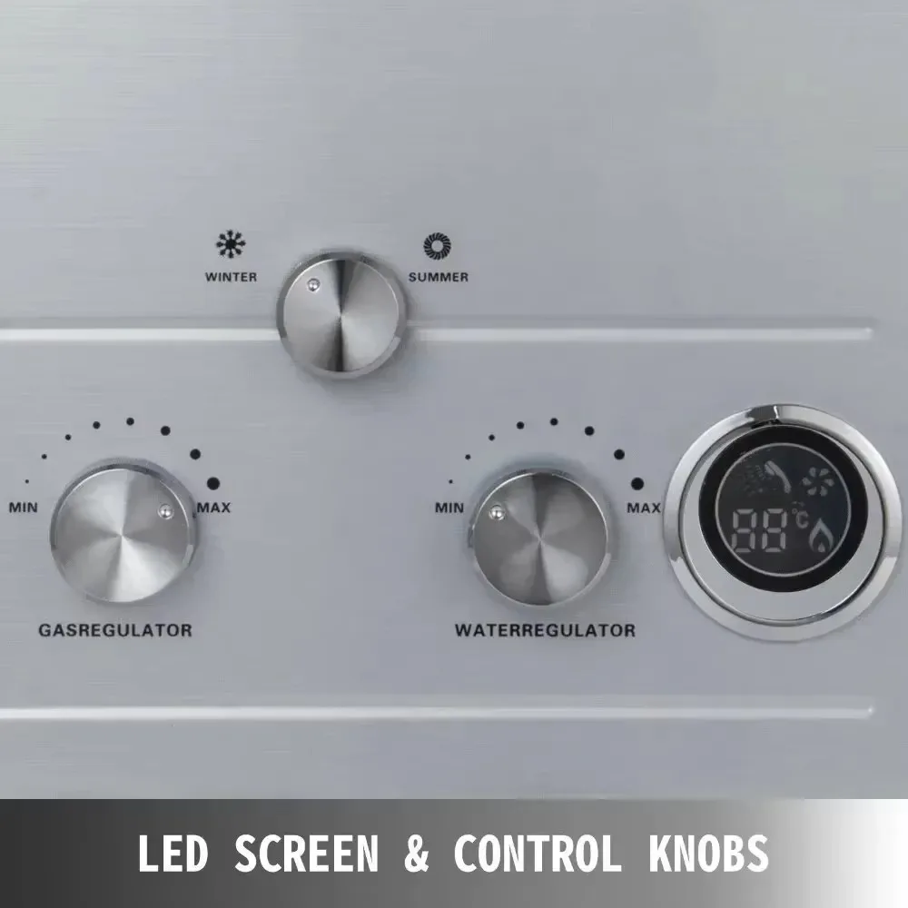 Sihao LPG سخان الماء الساخن 6L 8L 10L 12L 16L 18L LPG المحمولة لحظة المسال البترولية سخان مياه يعمل بالغاز Tankless المرجل عدة