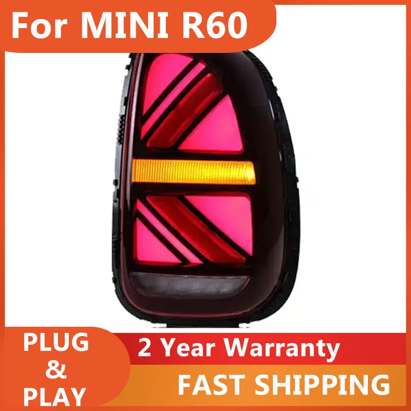 Car Lights for MINI R60 LED Tail Light 2007-2016 Countryman R60 Rear Stop Lamp Brake Signal DRL Reverse Automotive Accessories