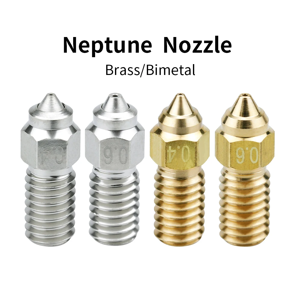 ELEGOO Neptune 4 Nozzle Brass/MY Bimetallic High-Speed Nozzle For Elegoo Neptune 4 pro 3d printer Nozzle 0.4mm