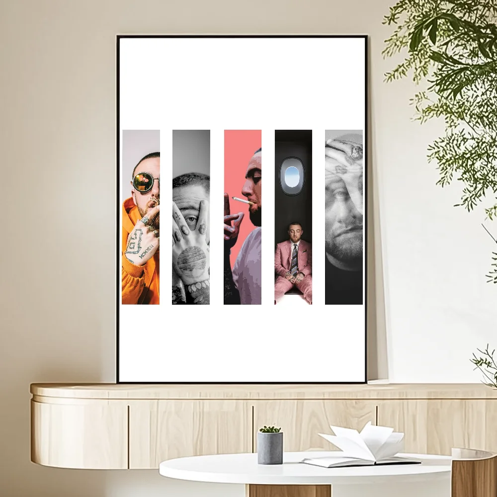 Zanger M-Mac Cirkels Miller Klassieke Poster HD Art Sticky Wall Waterdicht Thuis Woonkamer Slaapkamer Bar Esthetische Decoratie