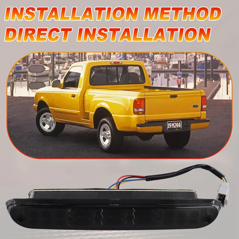 Led 3rd luz de freio alta montagem lâmpada parar luz da cauda cc3z13a613b para ford ranger f250 f350 f450 f550 super dever 1993-2016