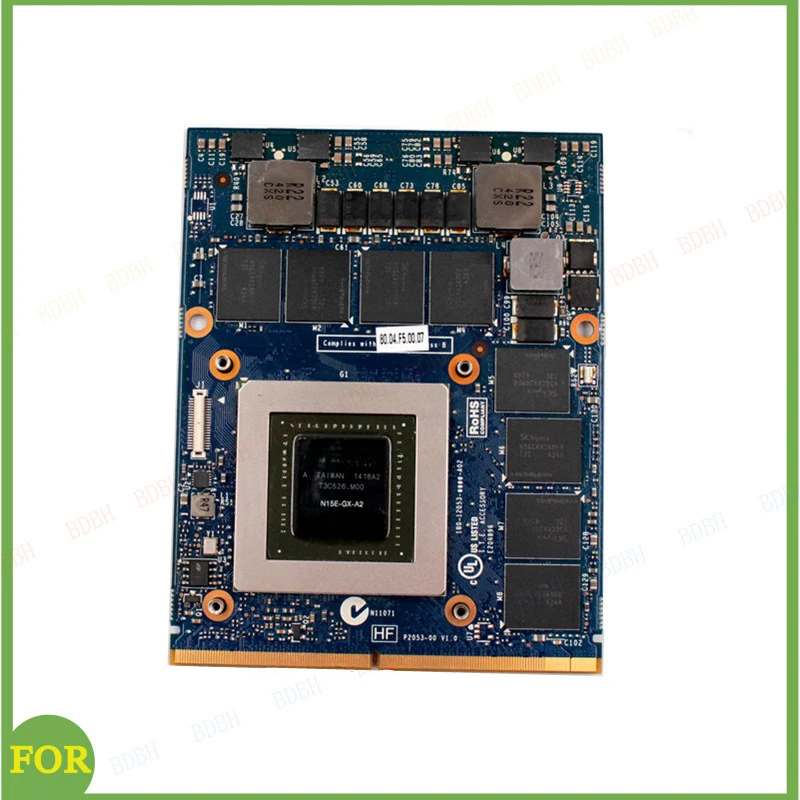 BDBH New GTX 980M Graphics Card Video GTX980M SLI 8GB GDDR5 MXM N16E-GX-A1 For Dell Alienware For MSI  For HP