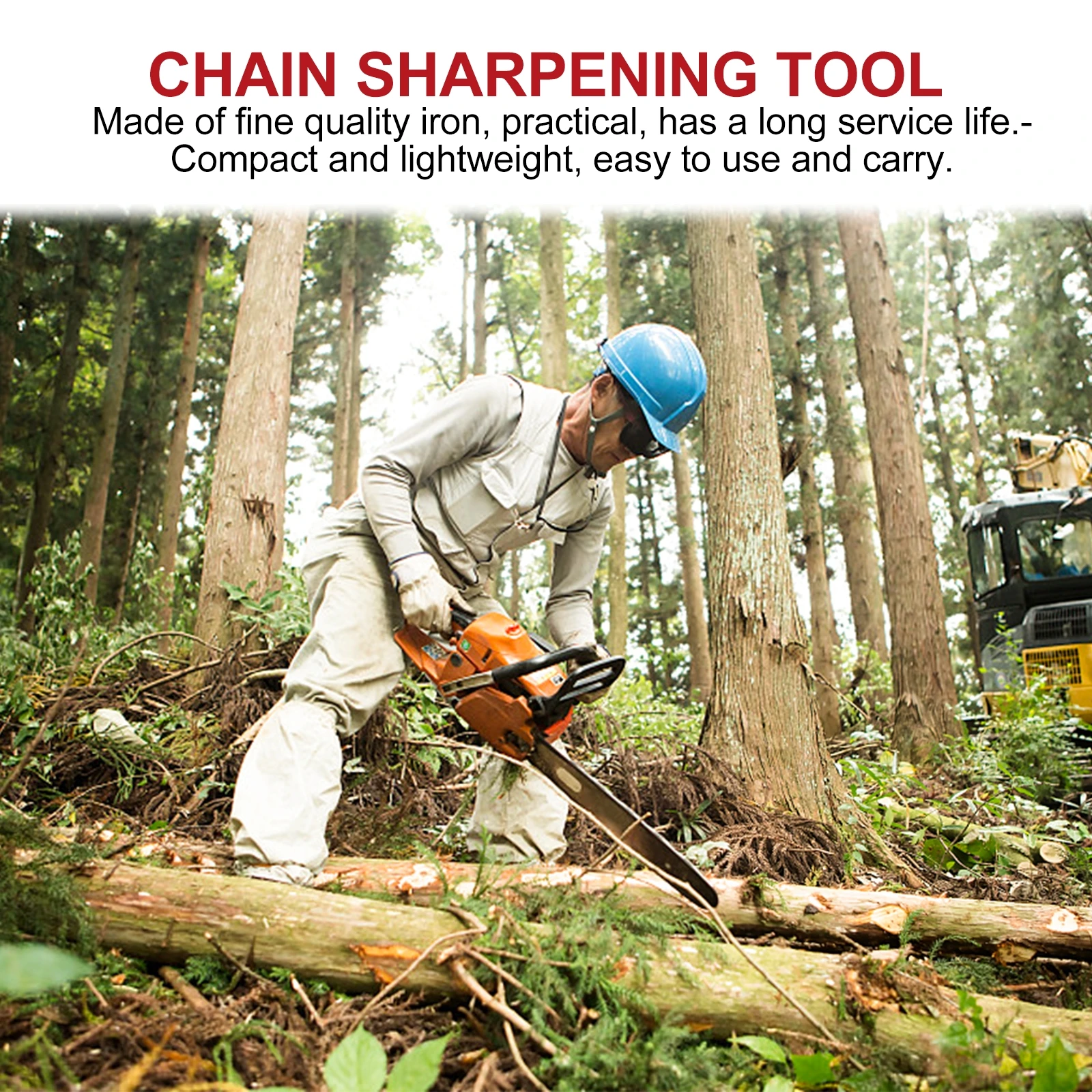 

Chainsaw Guide Bracket Cast Iron Professional Work Portable Chain Tool Compact Lightweight Adjustable Fits All Sizes Auxiliary