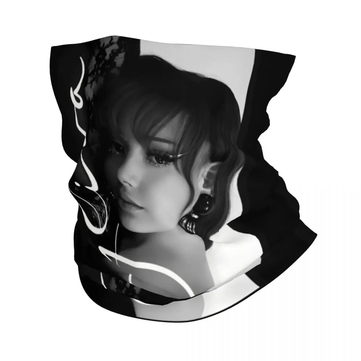 Custom Music Singer Ayliva Bandana Neck Gaiter UV Protection Face Scarf Cover Women Men Headwear Tube Balaclava