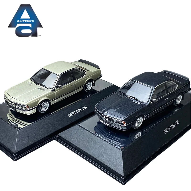 1/43 BMW M635CSi diecast alloy simulation static car model, children\'s collection of decorative toys, holiday gifts for children