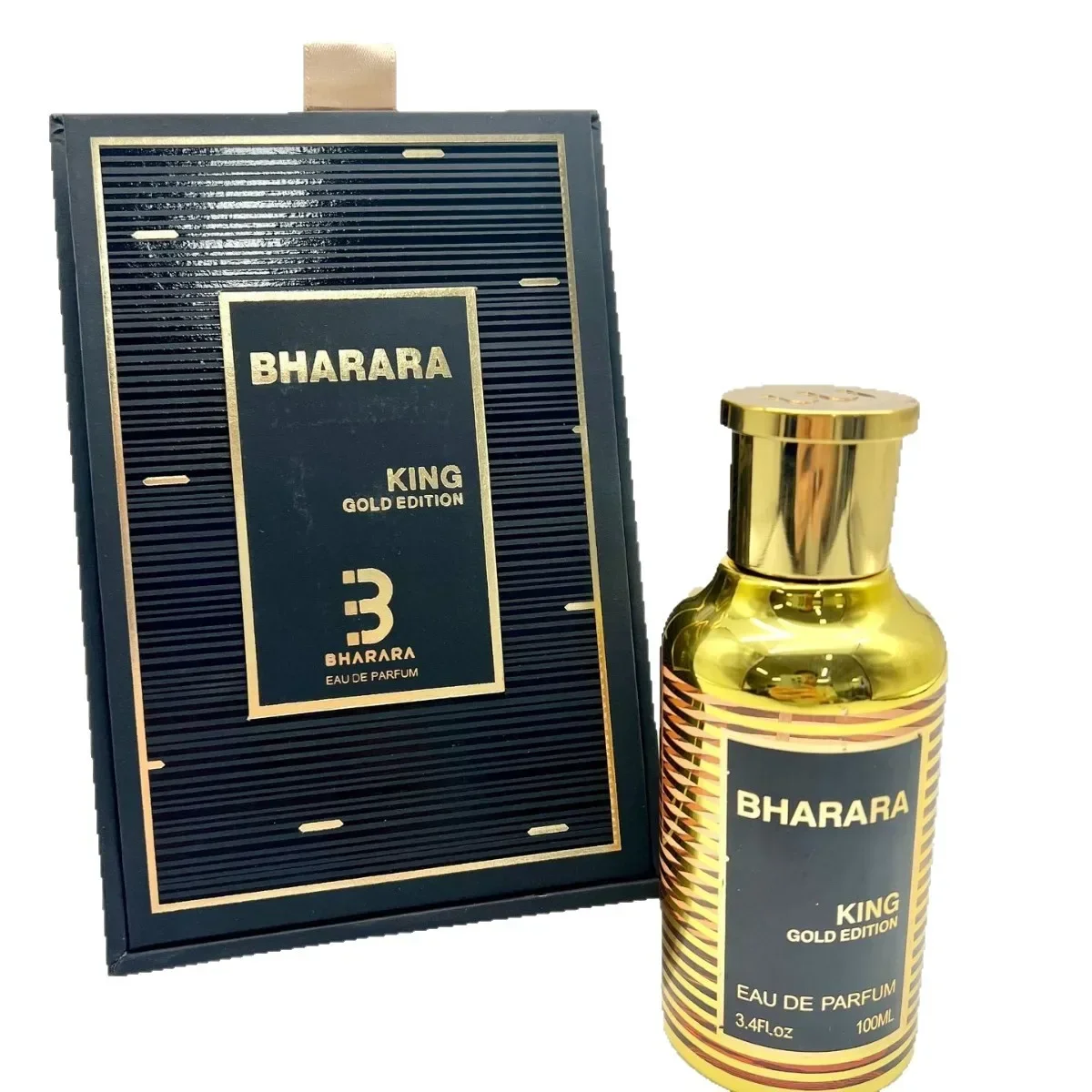 Bharara King Gold Edition 100ml EDP – كولونيا قوية وودي كولونيا طويلة الأمد للرجال، هدية فاخرة لعيد الميلاد وعيد الحب #6