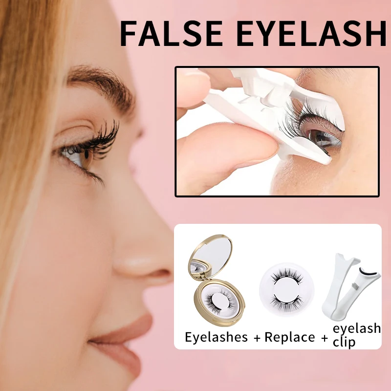 Valse Wimpers Natuurlijke Demon Genie Wimper Set Herbruikbaar Geen Lijm Geen Make-Up Verwijdering Langdurige Niet Vallende Mode Handgemaakt