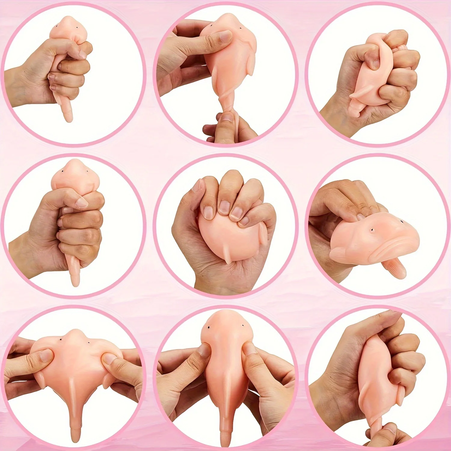 1Pc Blobfish Spremere Giocattoli Animale Sensoriale Morbido Pop Agitarsi Giocattoli per I Bambini Per Adulti Alleviare Lo Stress Gioco Festa di Halloween Regali Di Natale