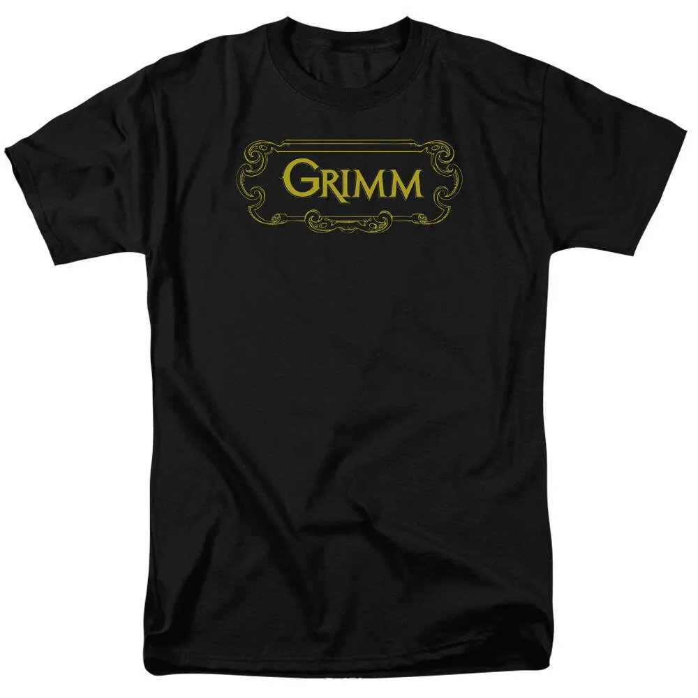 

Grimm Plaque Logo Black T Shirt