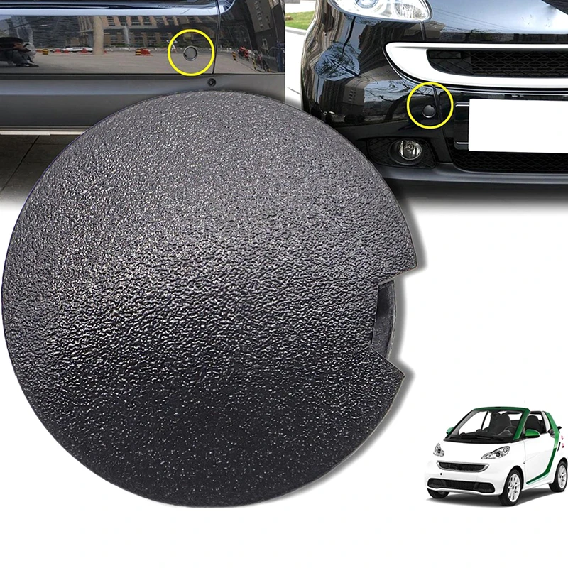 Car Front Rear Trailer Hook Hole Waterproof Cover Plastic Cover For  Smart 451 Fortwo Exterior Modification Accessories