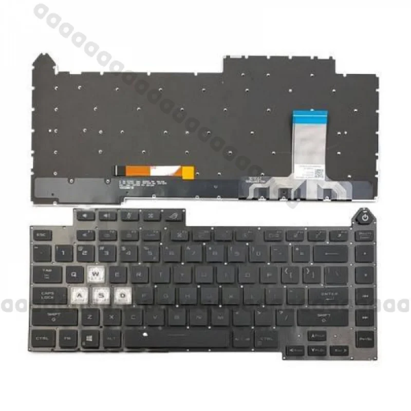 Клавиатура RA+US с подсветкой для Asus ROG Strix SCAR G533 G533ZM G533ZW G533IC G533RC
