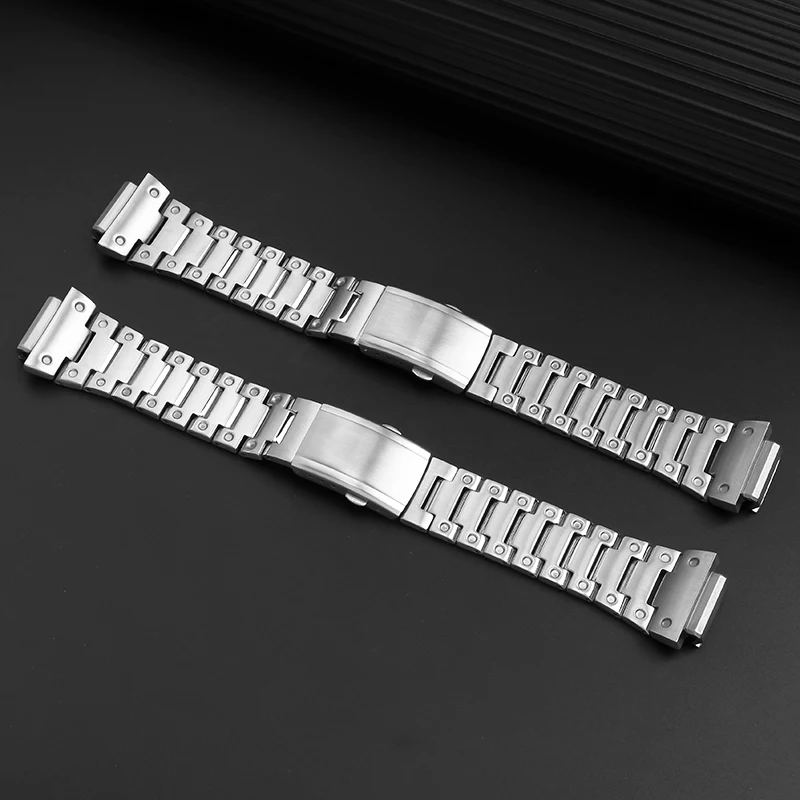 For Casio G-SHOCK Series DW-H5600 Steel Watchband and Case Modified Heart Rate Small Square DW-H5600 Watch Strap Metal Case