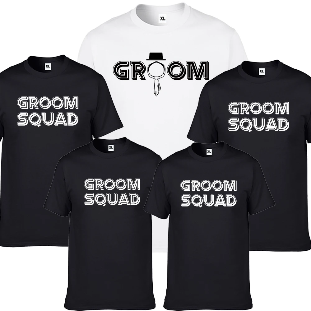 

Groom Squad Tshirt Men Team Groom Wedding PartyNK028