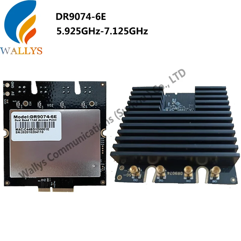 Wallys| MT7915 DR7915 QCN9074/QCN9024 DR9074-6E 4x4 6G M.2 wifi