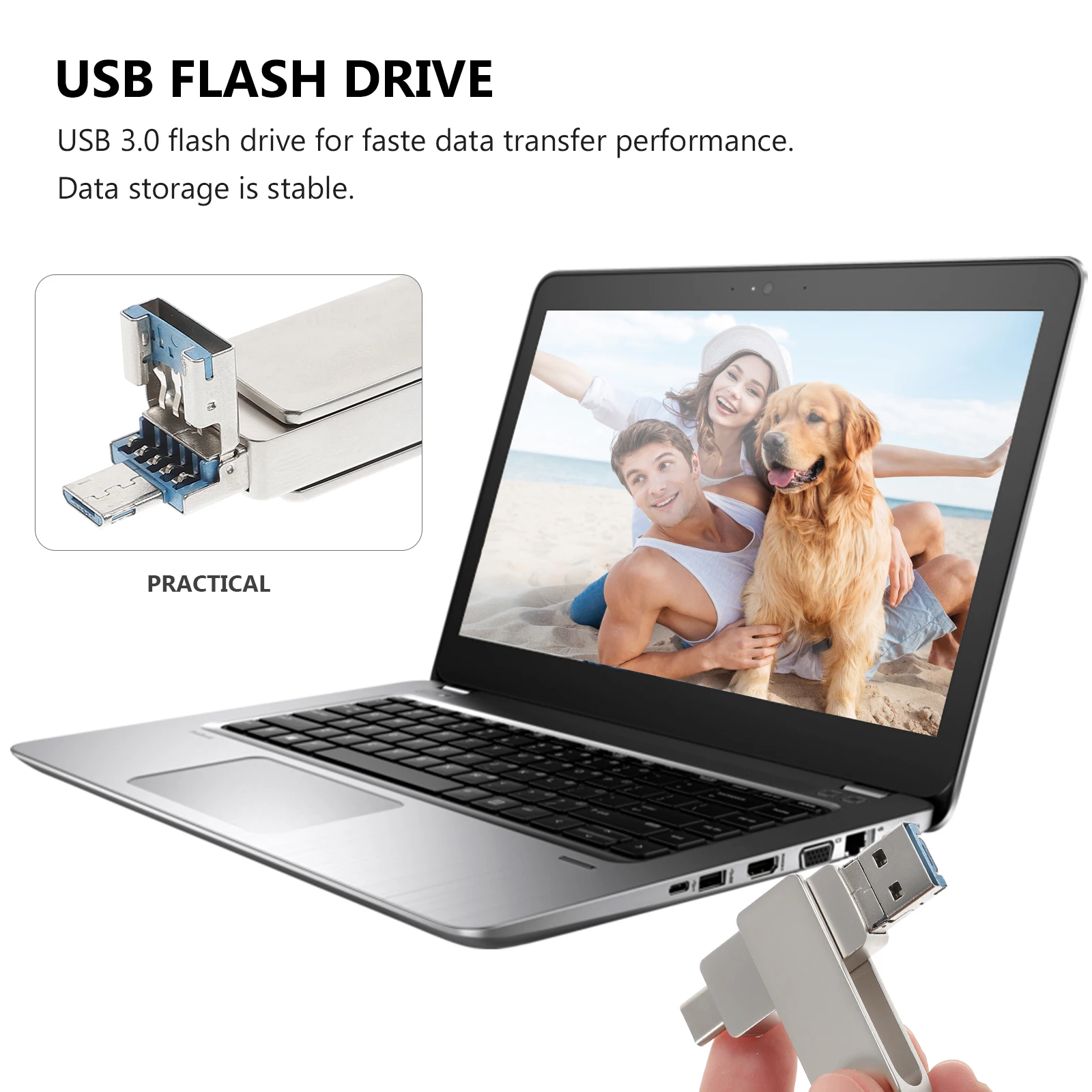 

16 ГБ вращающийся USB 3.0 флэш-накопитель типа C U-диск из высокосплава, совместимый с Huawei для хранения данных