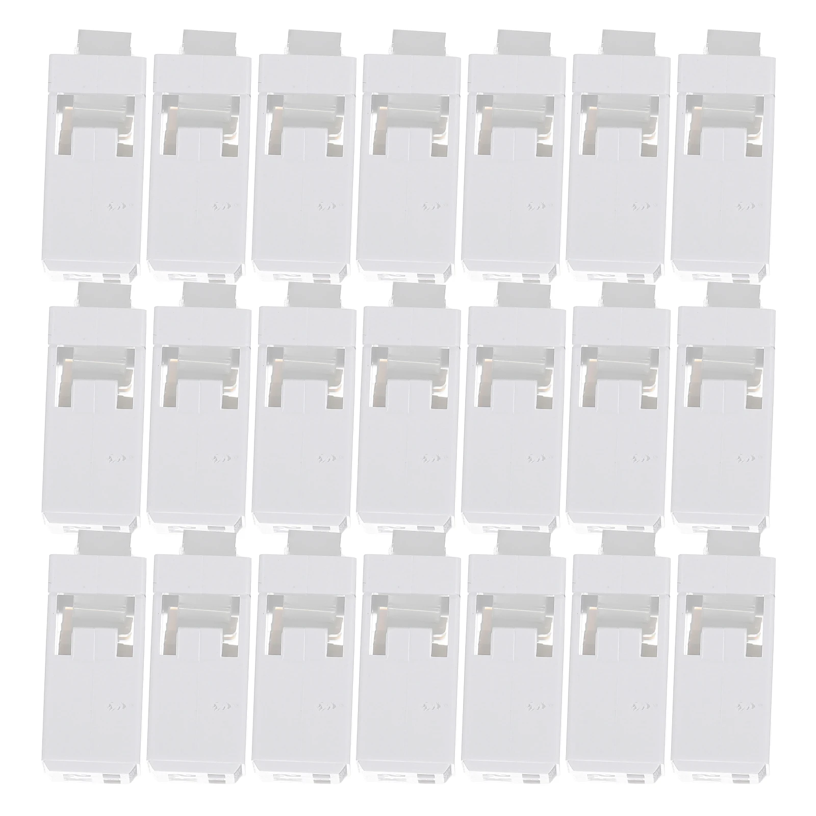 

50pcs Press Buckle For Garbage Can Plastic Self-Locking Trash Can Latch Replacement Waste Bin Clip Latches Repair Tool