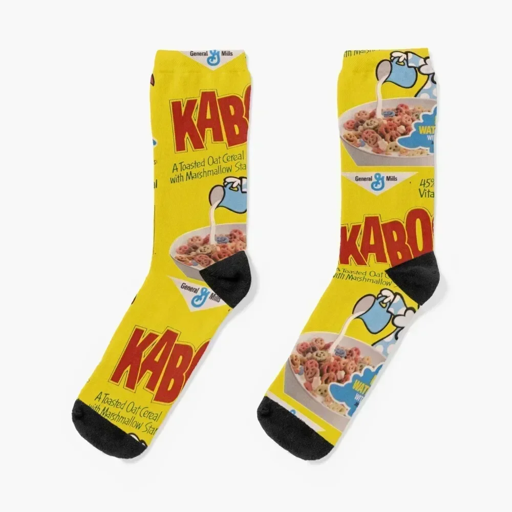 Kaboom Cereal Socks sport crazy professional running retro Women's Socks Men's
