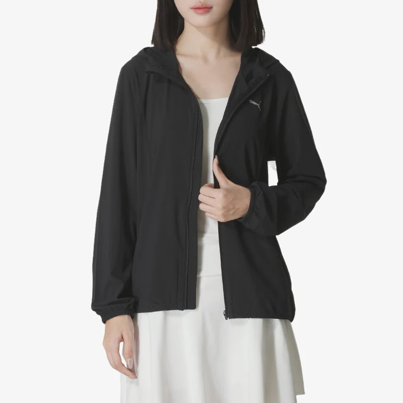 

Оригинальная женская дышащая спортивная тканая куртка Puma с капюшоном для бега 527265-01