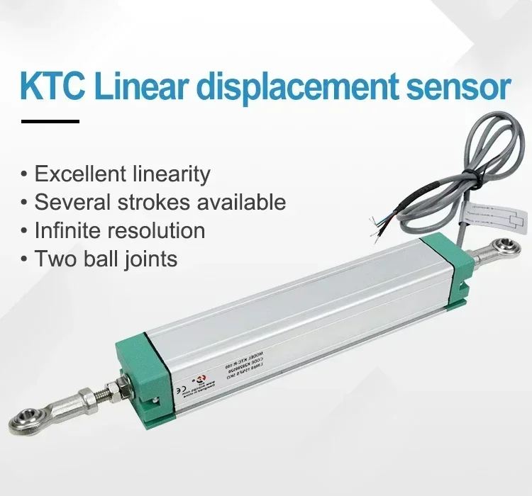 KTC Resistive Electronic Ruler Linear Potentiometer Displacement Transducer Position Sensor For  Molding Machine