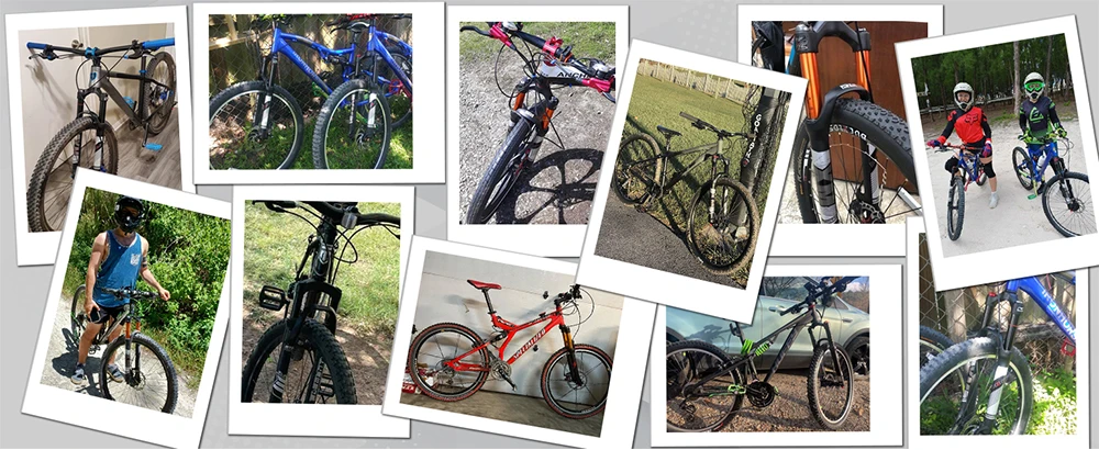 BUCKLOS Fahrradgabel 26 27,5 29 Zoll Luft-MTB-Gabel 9*100mm 15*100mm Federung Mountainbike-Gabeln Gerade/Konische Gabelschaft – Detail 11