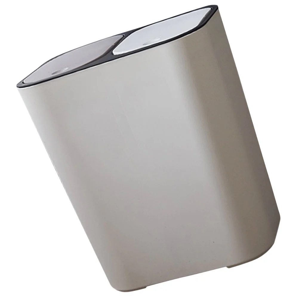 Dual Compartment Garbage Bin Double Compartment Trash Can Kitchen Dry Wet Classified Waste Bin garbage box container