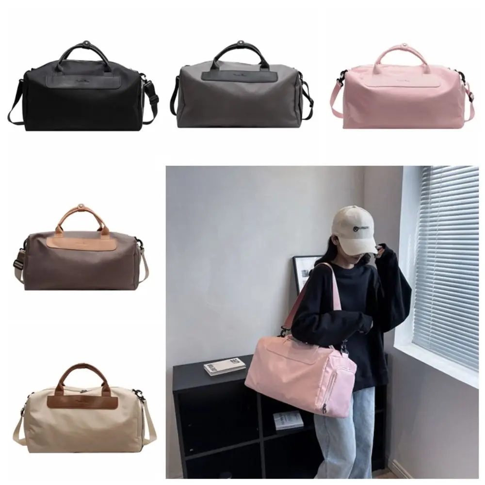 Casual Korean Style Sports Shoulder Bag Large Capacity Nylon Underarm Bag Niche Design Tote Bag Gym Fitness Bag Women