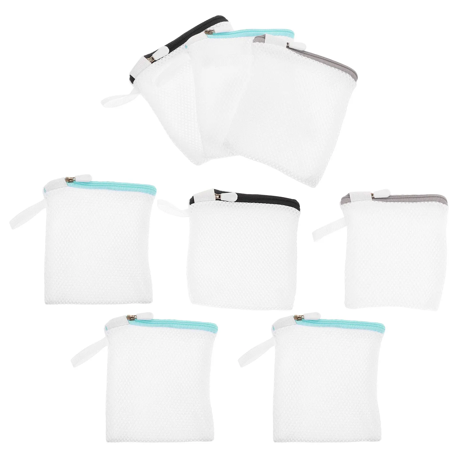 

8pcs Laundry Bags Polyester Mesh For Delicates Underwear Socks Bra Travel Home Hotel Use Dirty Cloth Organizer Pouches