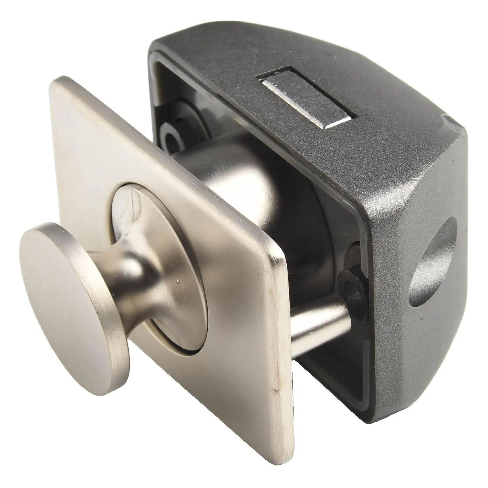 30mm Lock Cabinet Catch Easy Installation Lightweight Design Long Service Life No Key Required Chrome For Cupboards