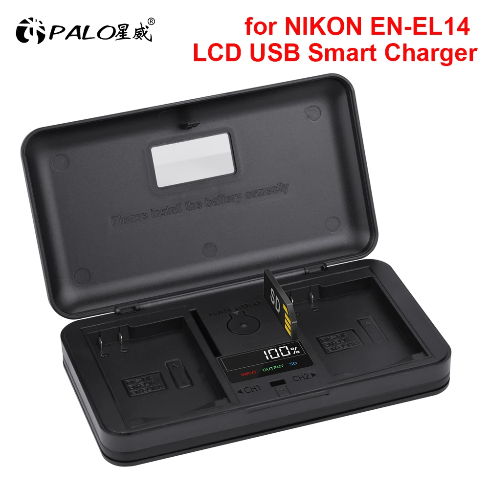 ENEL14 EN EL14a EN-EL14 Charger for NIKON D3100, D3200, D3300 D5100, D5200, D5300, D5500, D5600, Df DSLR, Coolpix P7000, P7100