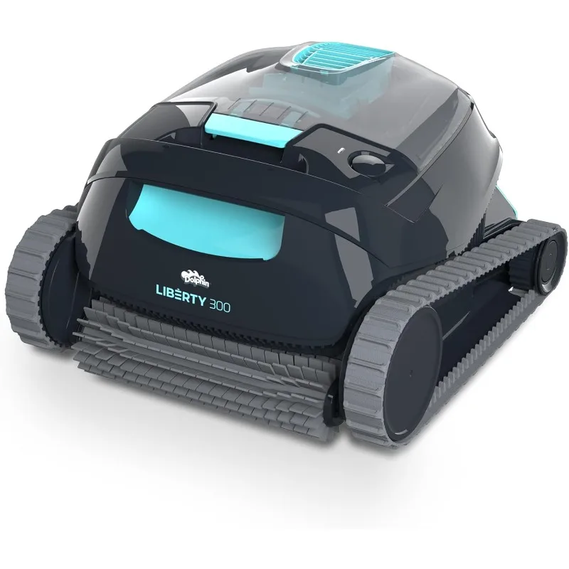 Dolphin (2024 Model) Liberty 300 Cordless Automatic Robotic Pool Vacuum Cleaner, Inductive Charging, Click-Up for Easy Removal