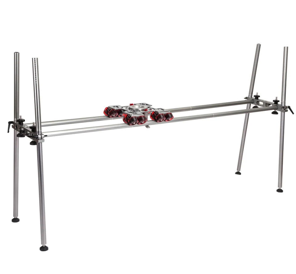 Jiepai DS200L プロカメラスライダードリー 75/100 ミリメートルボウル