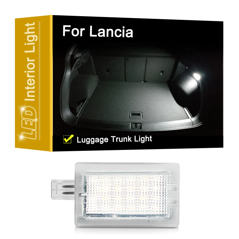 12V White LED Trunk Luggage Compartment Light Assembly For Lancia Flavia 2011 2012 2013 2014